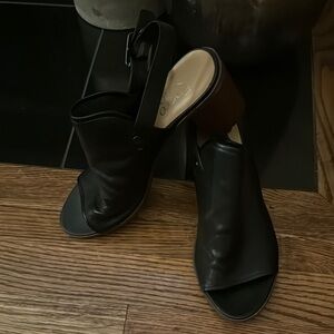 ✨NWOT Franco Sarto Leather “Marielle” Black Women's Slingback Shoes✨